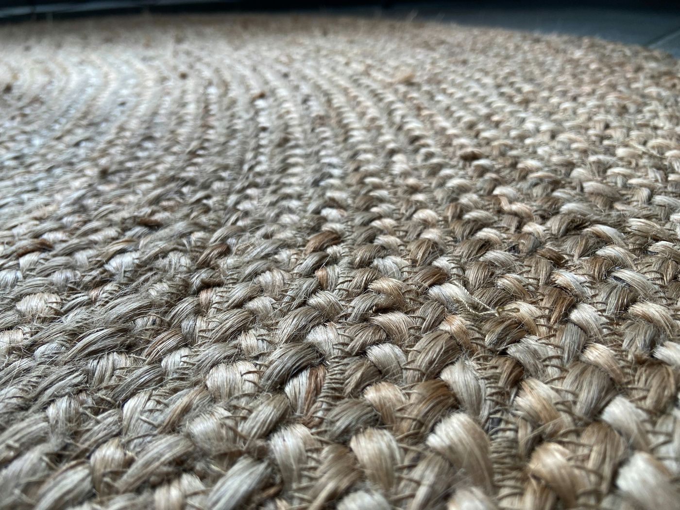 Close-up of berber carpet