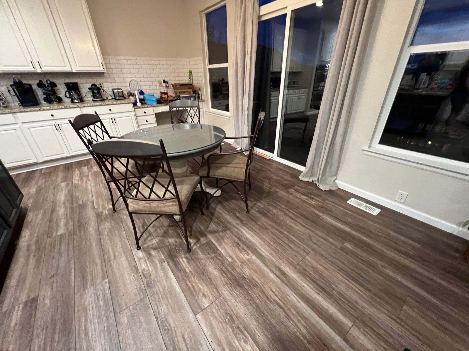 Kitchen in Castle Rock with luxury vinyl plank
