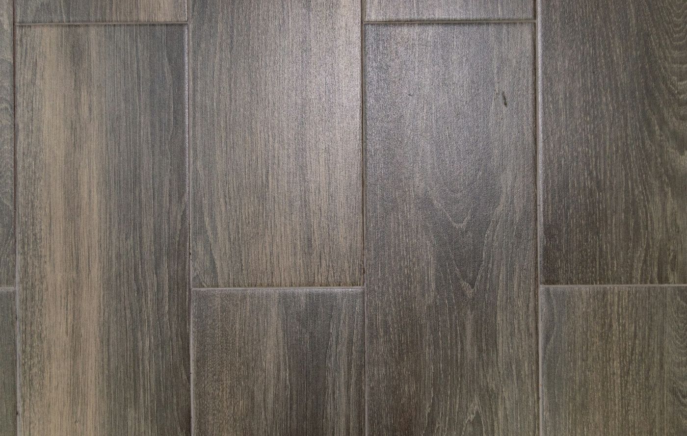 Dark taupe vinyl plank flooring